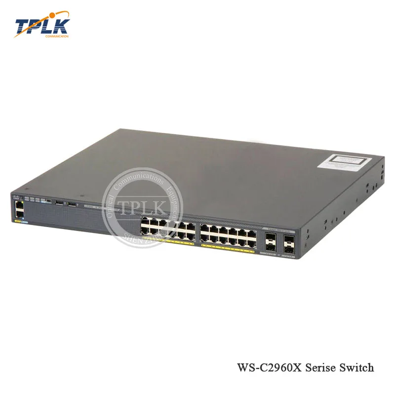 Лучшая цена WS C2960X 24TS LL переключатель 24 портовый коммутатор Gigabit ethernet