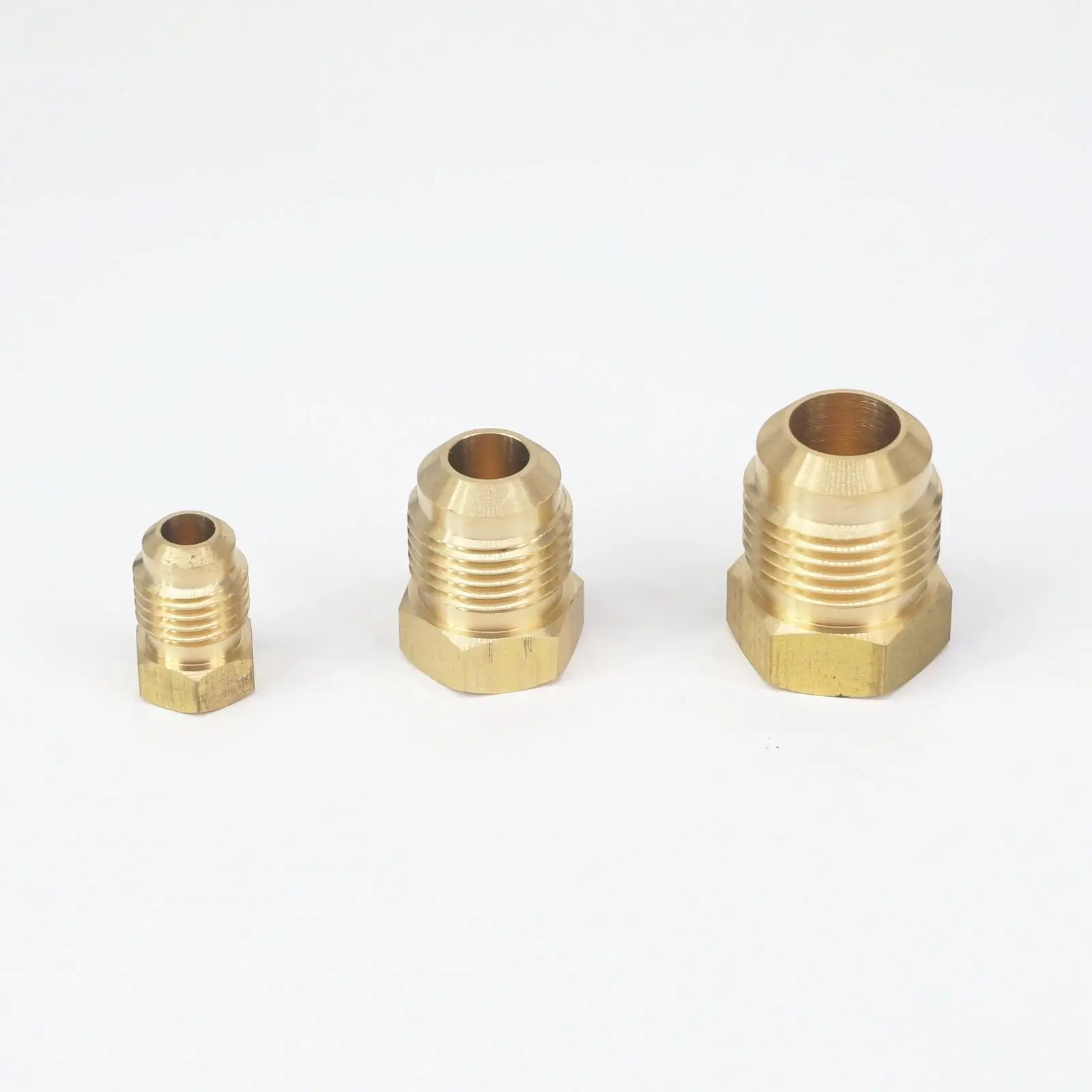 Fit трубка od 3/16 &quot1/4&quot 5/16 &quot3/8&quot 1/2 &quotлатунь SAE 45 градусов шестигранный разъем