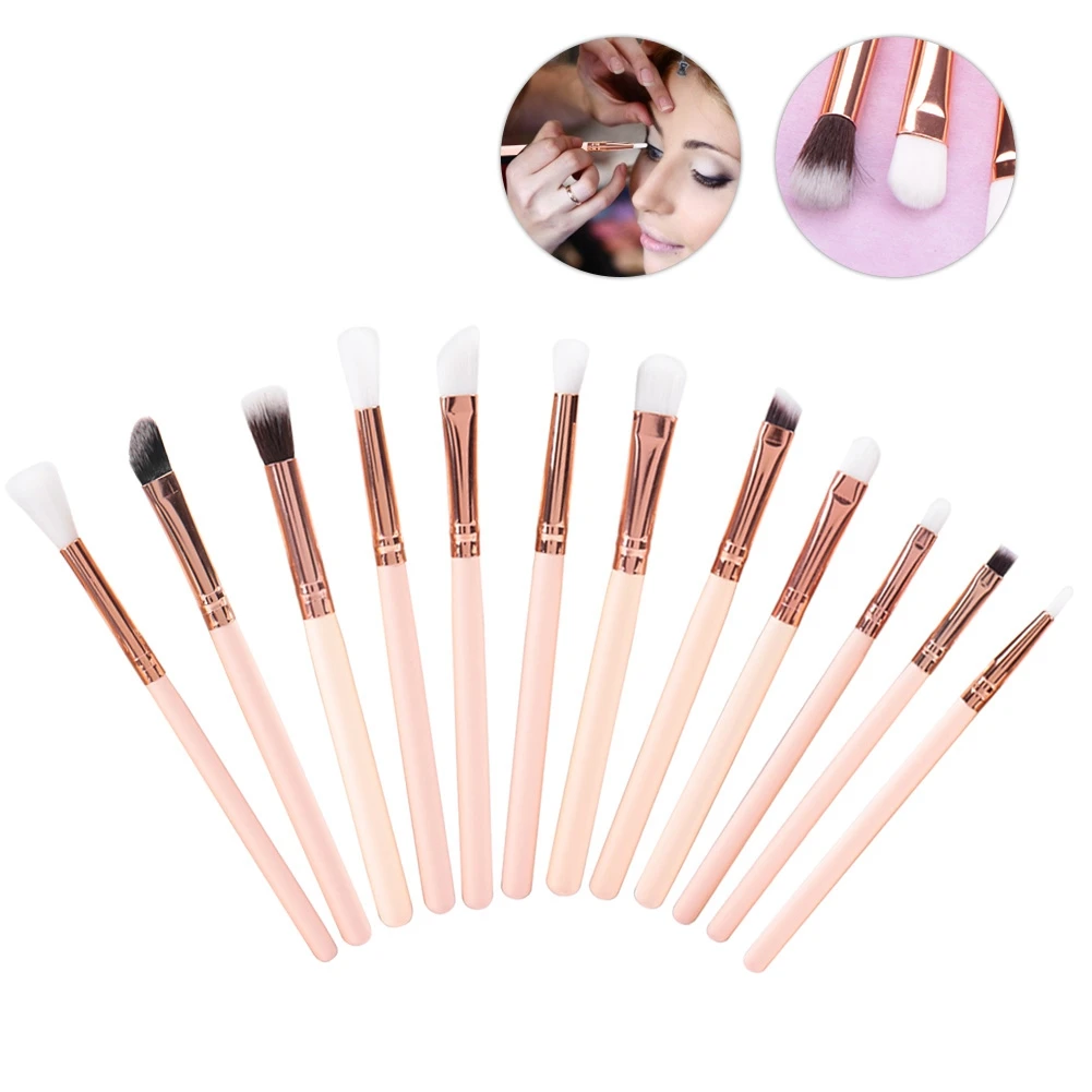 Профессиональные кисти для макияжа набор профессиональных 12 шт. бровей подводка