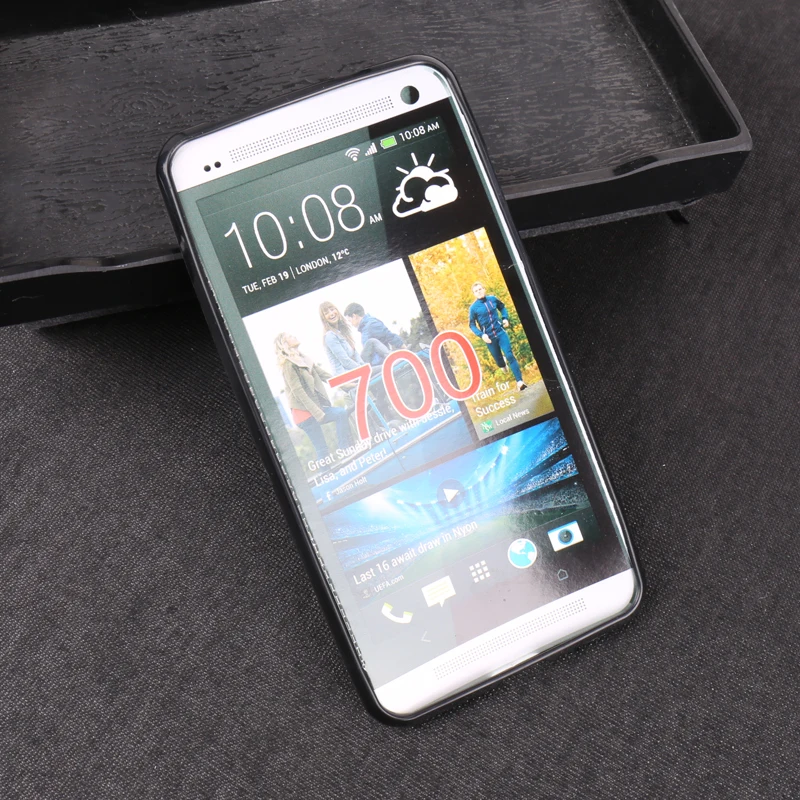 EFFLE для htc Desire 700 7060 7088 Dual Sim гель ТПУ тонкий мягкий Анти Skiding чехол задняя крышка