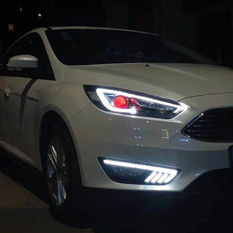 ROADOT Автомобильные фары в сборе для Ford Focus 2015-2018 автомобильный Стайлинг проектор