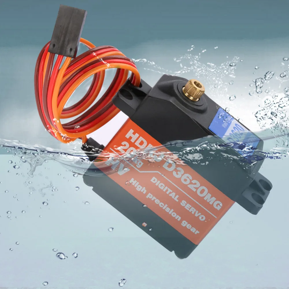 HDKJ D3620/3625 RC сервопривод 20/25 кг металлическая Шестерня цифровой водонепроницаемый