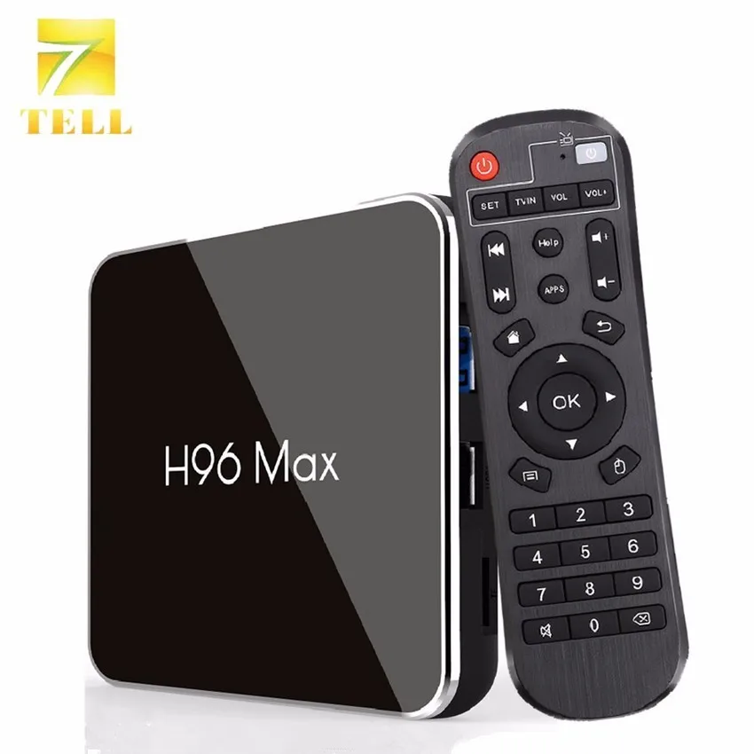H96 Max X2 Smart tv BOX 4 ГБ 32 ГБ 64 ГБ Android 8,1 четырехъядерный процессор Amlogic S905X2 LPDDR4 2,4G и 5 ГГц двойной Wifi 4K BT телеприставка