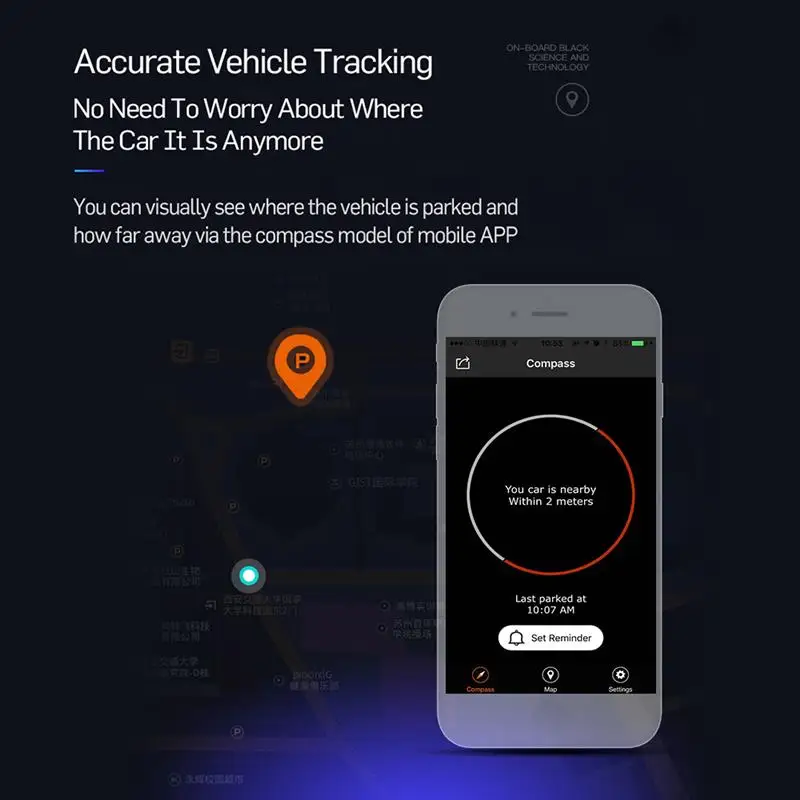 Автомобильное зарядное устройство с двумя USB-портами мини GPS мобильное
