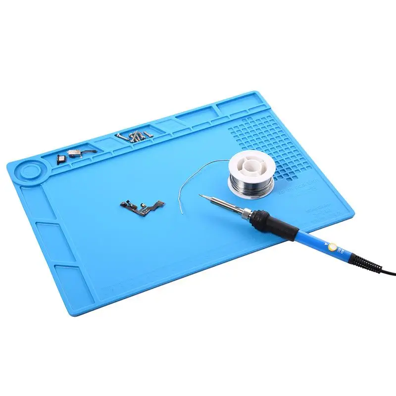 

Термостойкая Тепловая пушка BGA паяльная станция S-140 теплоизоляция рабочие коврик паяльный обслуживания платформы