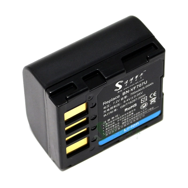 BN VF707U батарея для JVC GZ MG20 MG21 MG24 MG26 MG27 MG30 GR X5AA X5AC X5AG X5AH D320 D340 D350 D290 D270 DF570|Цифровые