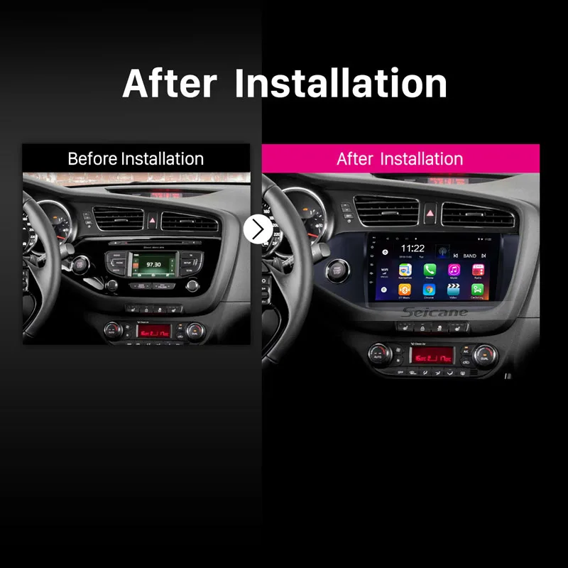 Seicane 8 ядерный 9 &quot2Din Android 10 0 GPS стерео для 2012 2013 2014 Kia Ceed LHD Автомобильный