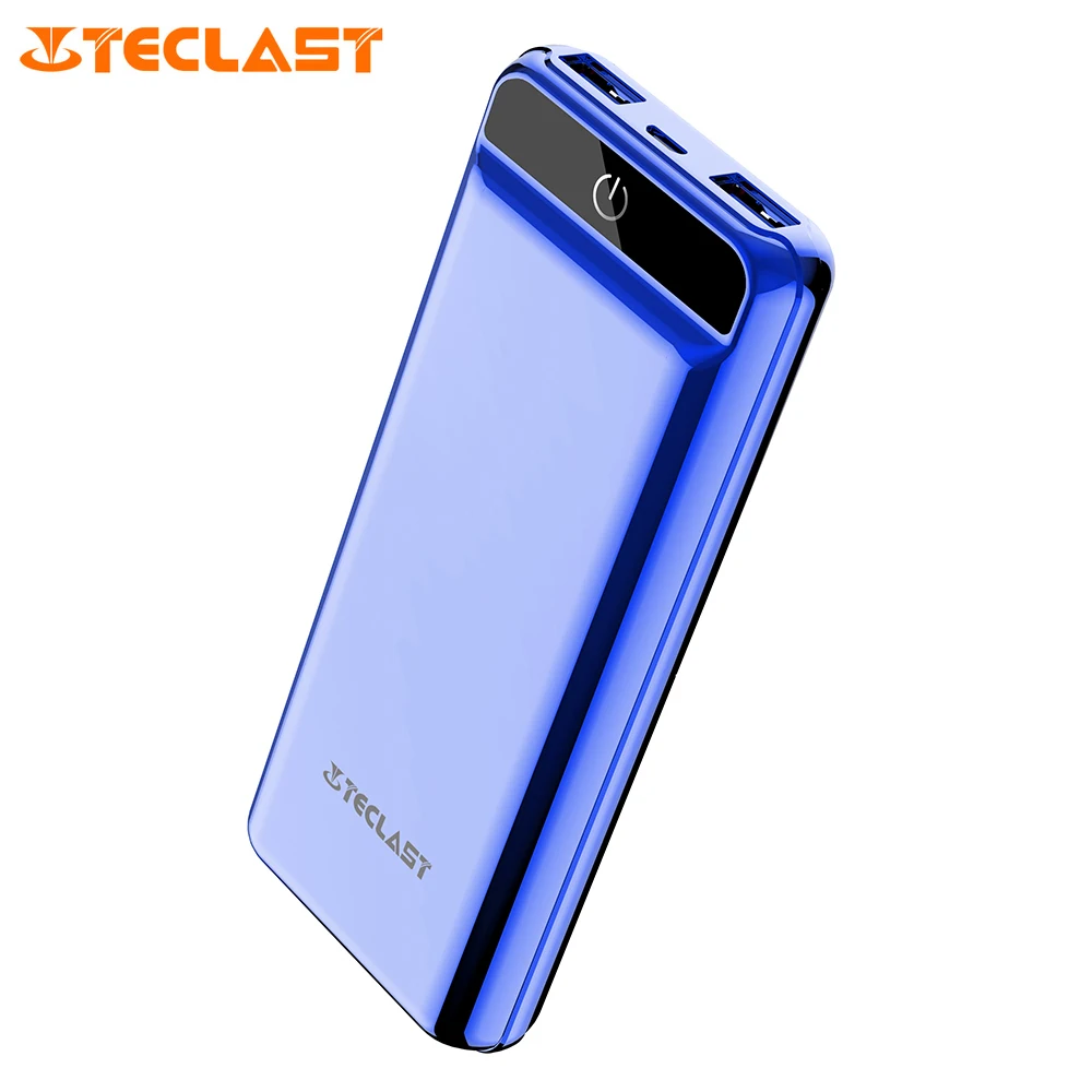 Teclast A20 Мощность банка 20000 мА/ч два USB выхода быстрая зарядка Bank зарядное