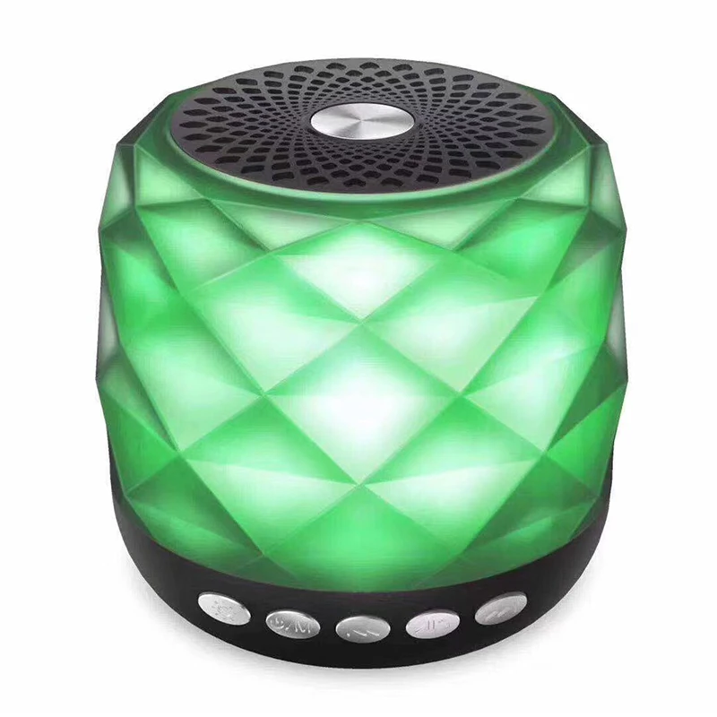 Mini Portable Wireless Speaker Bluetooth Stereo Sound LED Lamp Music Player Hands-Free TF USB For Mobile Phone | Электроника