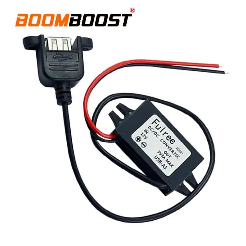 

Single USB Output Power Adapter DC 12V To 5V Converter Module 3A 15W USB Output Power Adapter