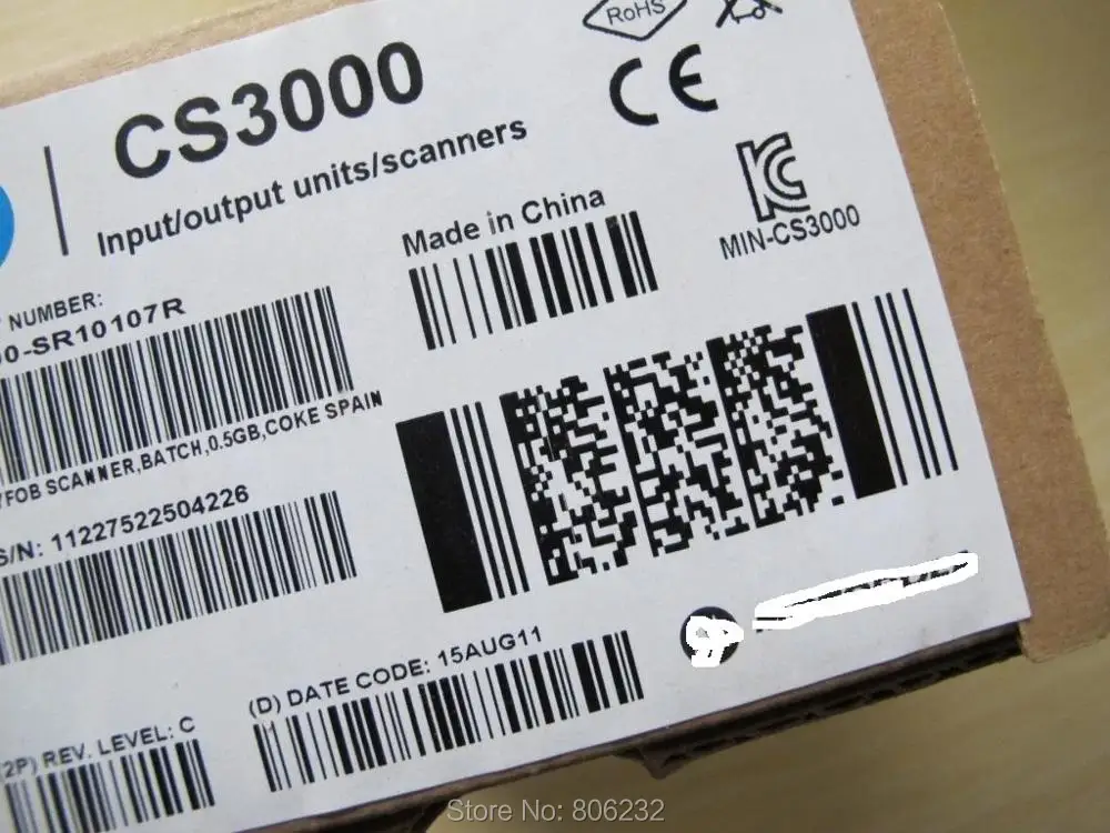 Ручной беспроводной лазерный считыватель штрих-кодов Symbol CS3000 сканер 0 5G |