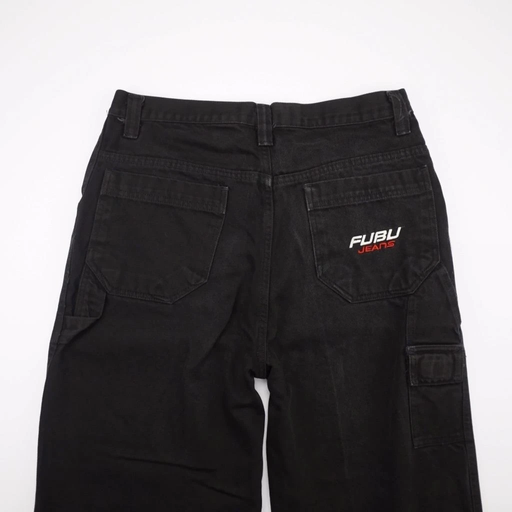 FUBU коллекции джинсы черные джинсовые женские Sz20 32x31 |