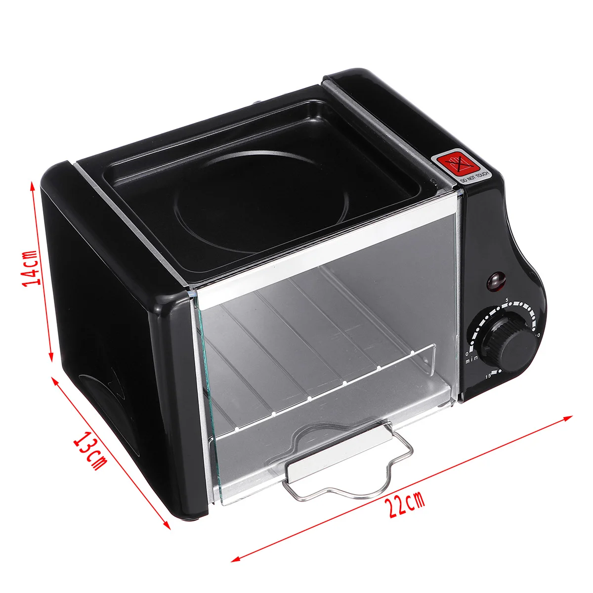 220 v/220 Вт 2 шт. Форма для выпекания 1.5L мини тостер хлеба электрическая духовка