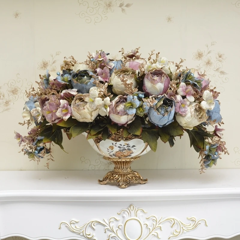Jardim vasi decorativi керамические jarrones decorativos imperno vaso de flor teraryum аксессуары для украшения