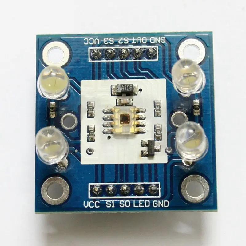 TCS3200 Цвет распознавания Сенсор модуль детектора 3V 5V для MCU Arduino|Смарт-гаджеты| |