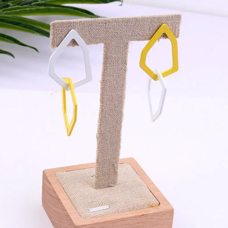 Women Geometry Alloy Acetic Acid Board Earring Drop Dangle Eardrop Statement Wedding Birthday Gift Earrings Jewelry | Украшения и