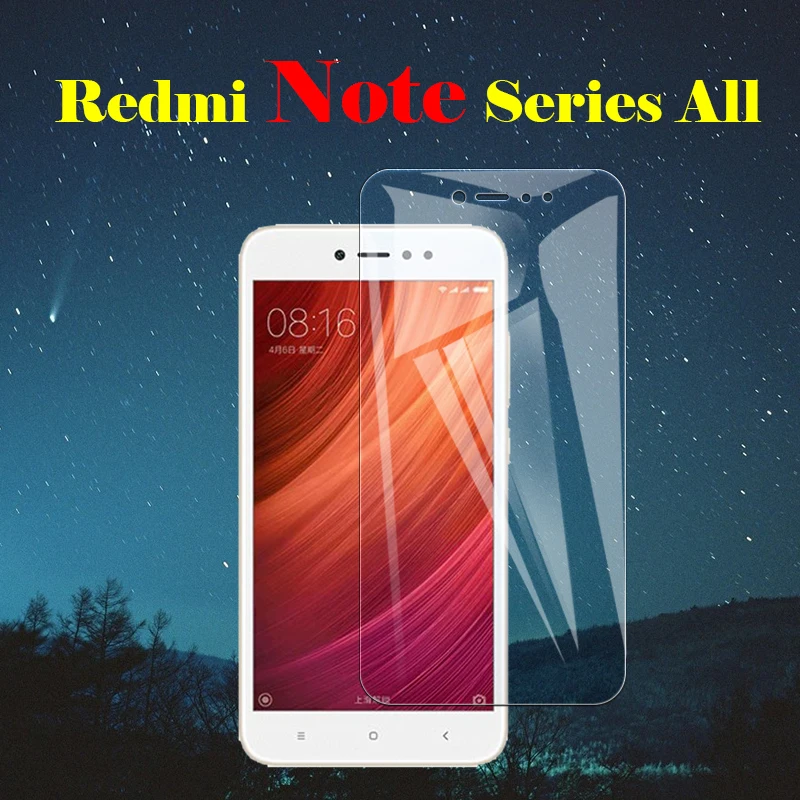 Защитное стекло для Xiaomi Redmi Note 4 5 6 7 6A A Pro 4x 5a Защитная пленка экрана A2 A1 LITE Tremp Note5