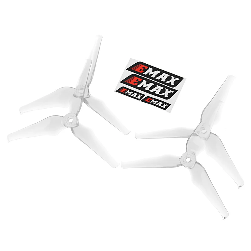 Новости 2 пары Emax AVAN Flow 5 дюймов 5x4 3x3 3 blade RC Дрон FPV гоночный Пропеллер для 2206 2207 2306