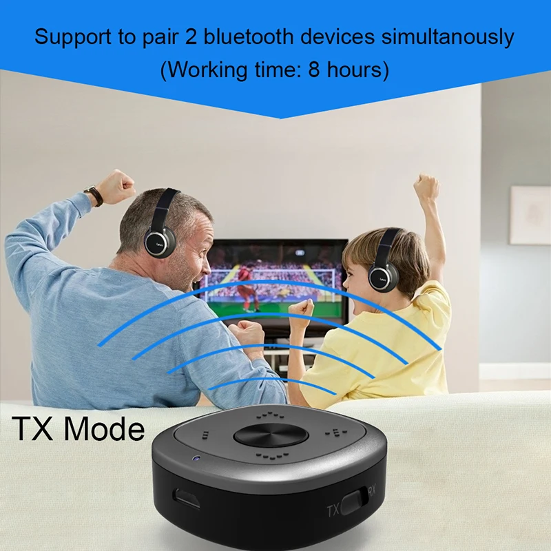 Bluetooth V5.0 приемник передатчик беспроводной Aptx HD 3 5 мм аудио адаптер APT X низкая