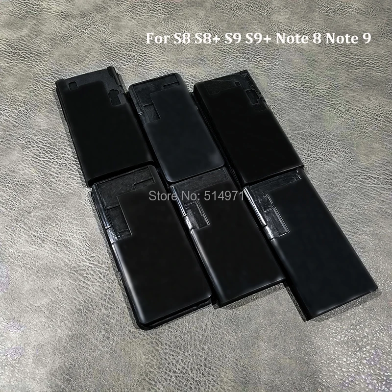 Силиконовый резиновый коврик Novecel с отверстием для гибкого экрана для samsung Galaxy Edge S10 Series S8 S9 Plus Note 8 9 удаление клея и ламинат