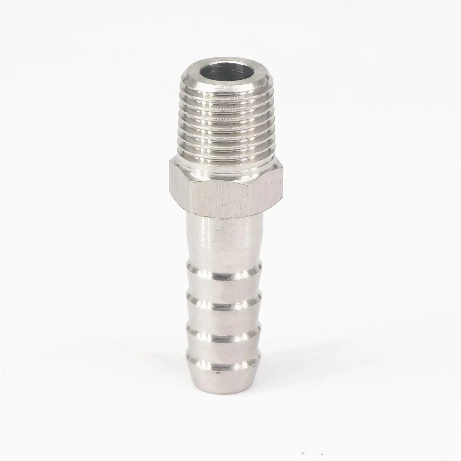 Подходит для шланга I/D 10 мм с бородкой 1/4 дюйма наружная резьба BSPT 304 соединитель