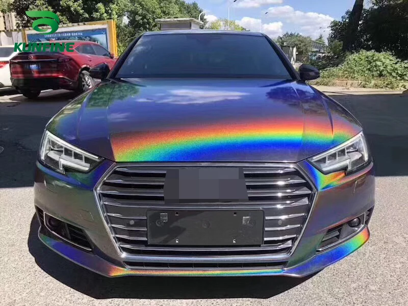 Стайлинг автомобиля великолепная серая Автомобильная виниловая пленка наклейка