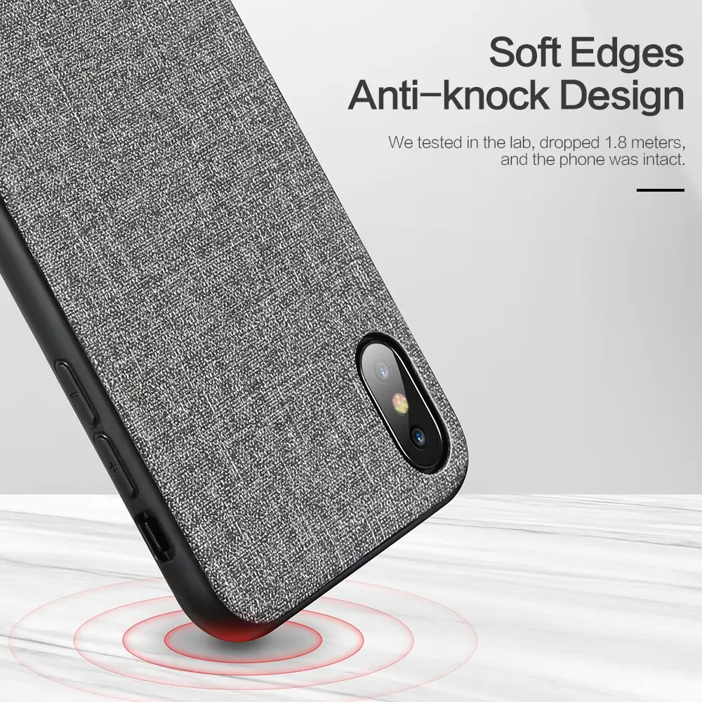 KISSCASE тряпичный чехол для Xiao mi 9 8 Lite A2 A1 тканевый кожаный Red 5 Plus Note 7 Capinhas Coque Capa Fundas |