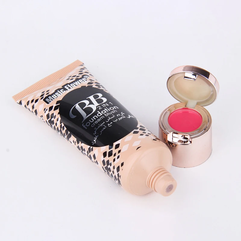 Air Cushion BB Cream Concealer Moisturizing Foundation Makeup Bare Whitening Face Beauty Isolated Naked |