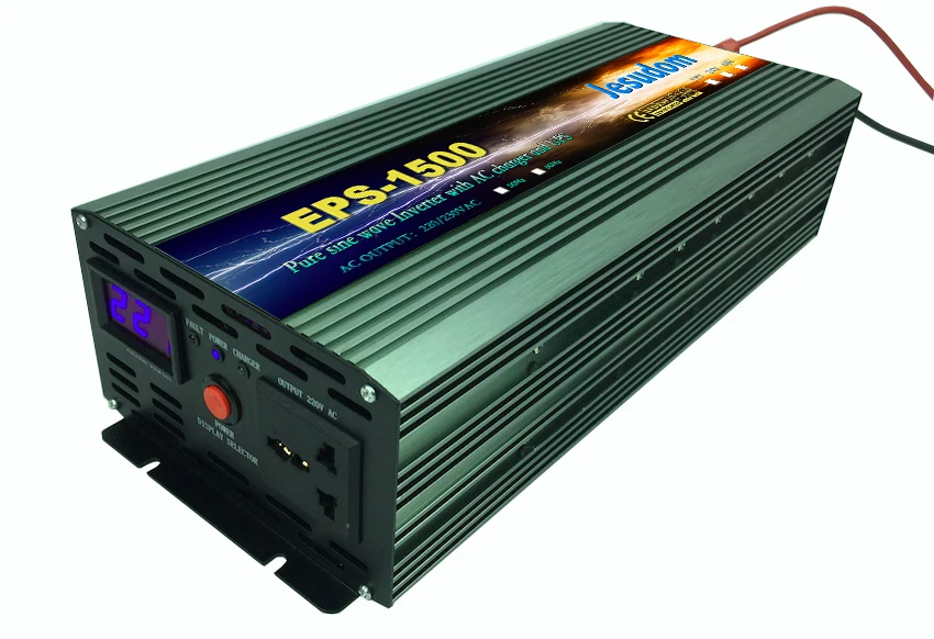 UPS 1500 Вт/3000 кВт источник питания с ЖК дисплеем инвертор немодулированного