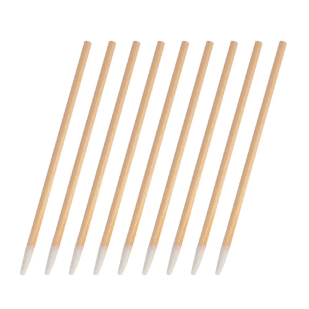 

100pcs Cotton Swab Disposable Single Pointed Head Makeup Supplies Make-up Stick Cotton Swab for Nail Art Removal Cleaning