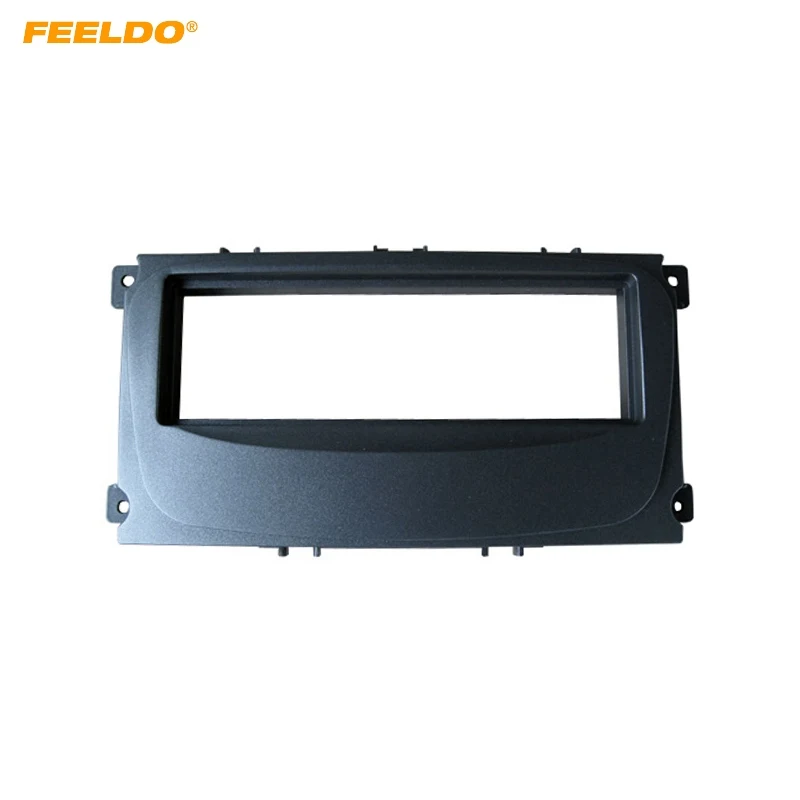 Автомагнитола FEELDO комплект 1DIN рамок Fascia Для Ford Mondeo C Max Kuga Focus DVD плеер панель