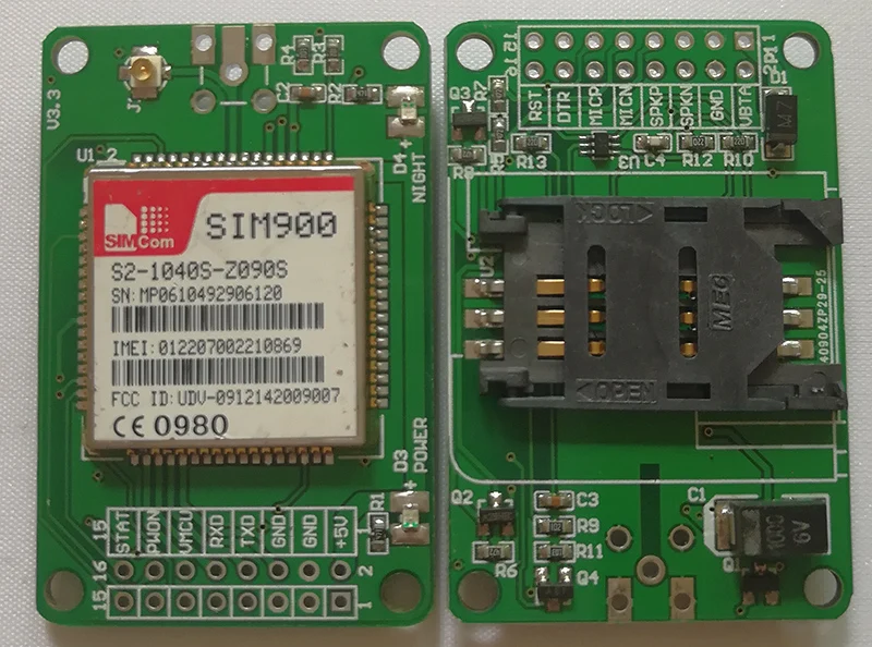 

Плата для разработки модуля SIM900 GPRS, промышленный диапазон, GSM MMS позиционирование DTMF для модуля Ar-duino sim900 mini