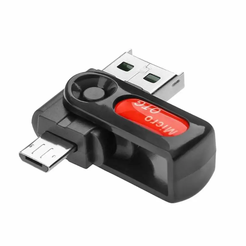 2 в 1 USB OTG кардридер Micro TF SD адаптер|Картридеры| |