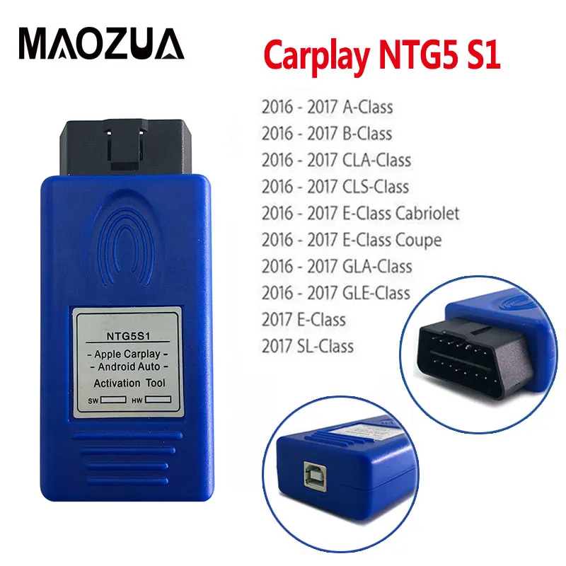 

2020 Newest NTG5 S1 CarPlay for Apple CarPlay and Android Auto activation tool iPhone/Android for Benz NTG5S1 NTG5 S1