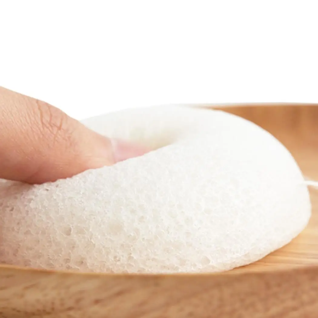 Natural Konjac Facial Cleaning Sponge Wash Home Salon Travel Outdoor etc Pad Makeup Remover Face Puff 8g | Красота и здоровье