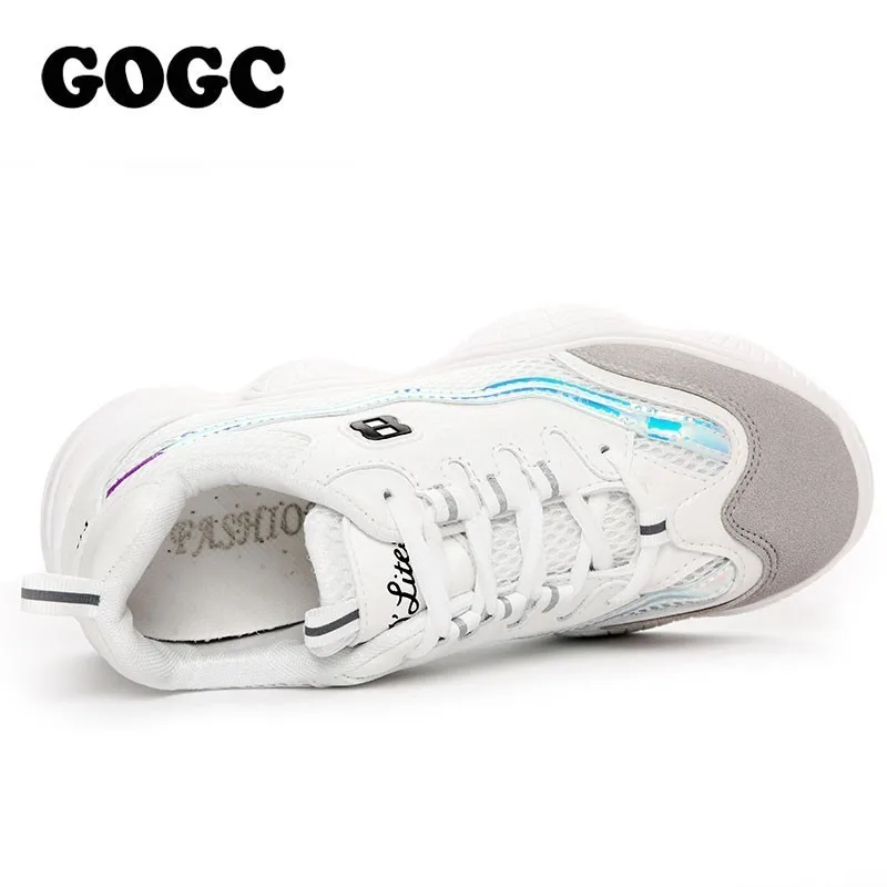 GOGC/женские кроссовки на платформе Женская обувь плоской подошве Женские слипоны
