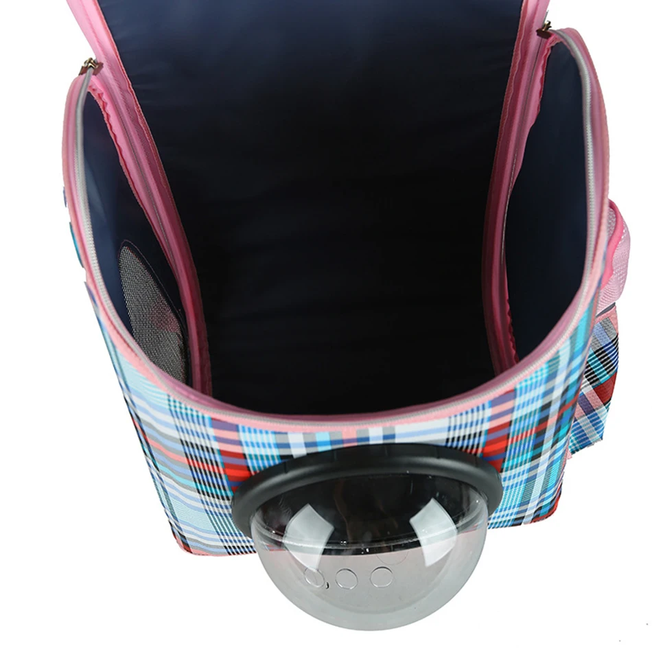 Dog Backpack Outdoor Hiking Travel Cat Carrier Bag Capsule Shaped Pet Breathable Puppy Shoulder | Дом и сад