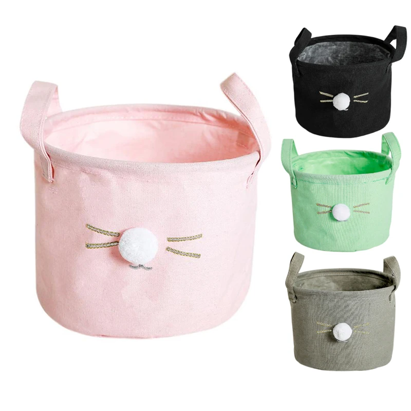 Мяч для волос корзина хранения одежды кошки игрушки коробка с ручкой