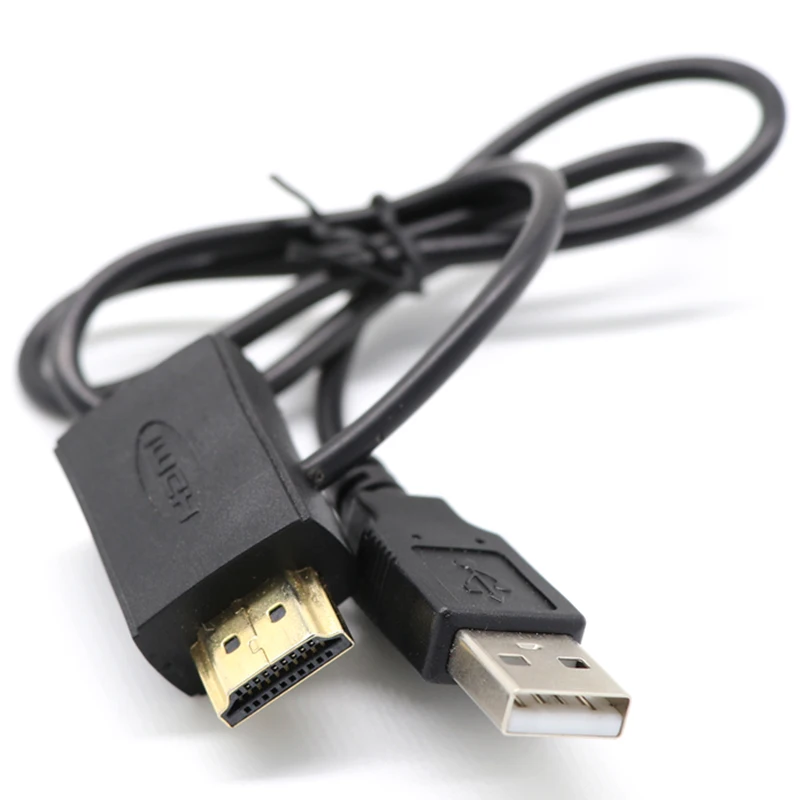 TTKK Hdmi штекер к гнезду разъем + USB 2 0 зарядное устройство кабель сплиттер адаптер