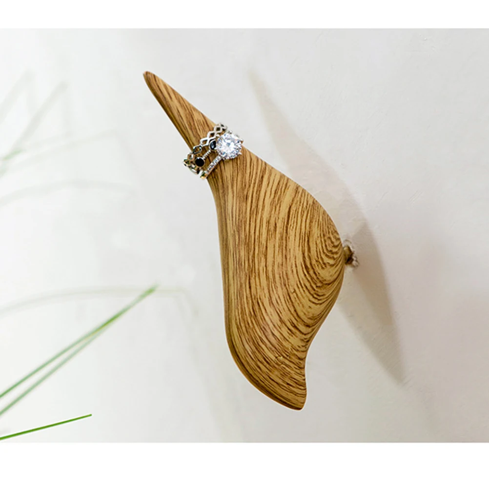 1PC Practical Durable Adorable Creative Bird Resin Wood Grain Hooks Wall Hanger Coat Hat Animals Home Decor | Дом и сад