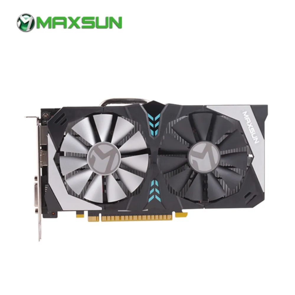 MAXSUN GTX 1050Ti Терминатор 4G M.4 Графика карты 7000 МГц GDDR5 NVIDIA PCI Express 3 0X16 игровая GTX1050ti