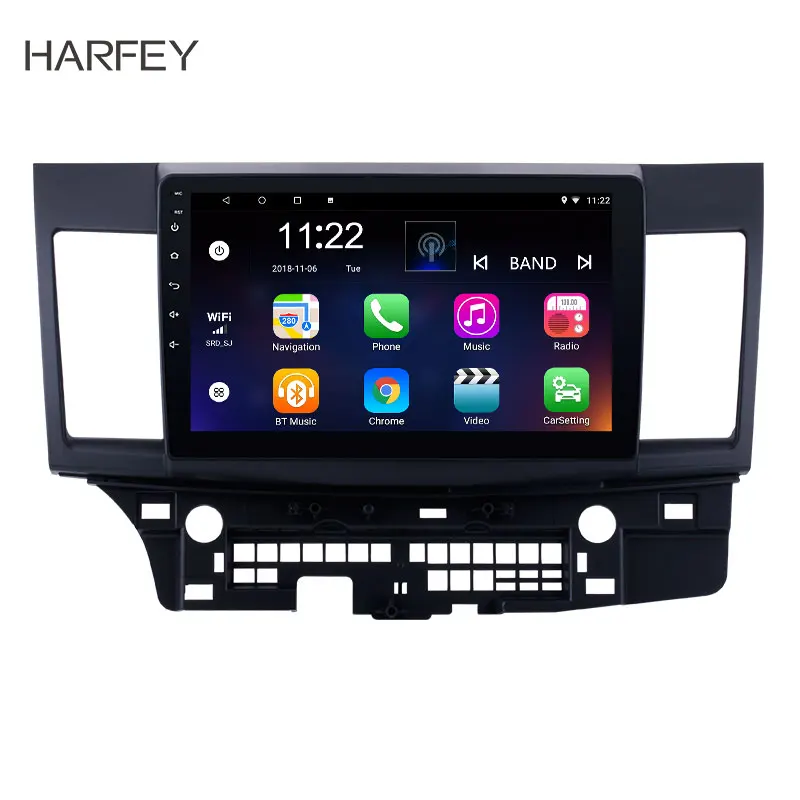 Головное устройство Harfey автомобильный радиоплеер Android 9 0 GPS-навигация 10 1 дюйма