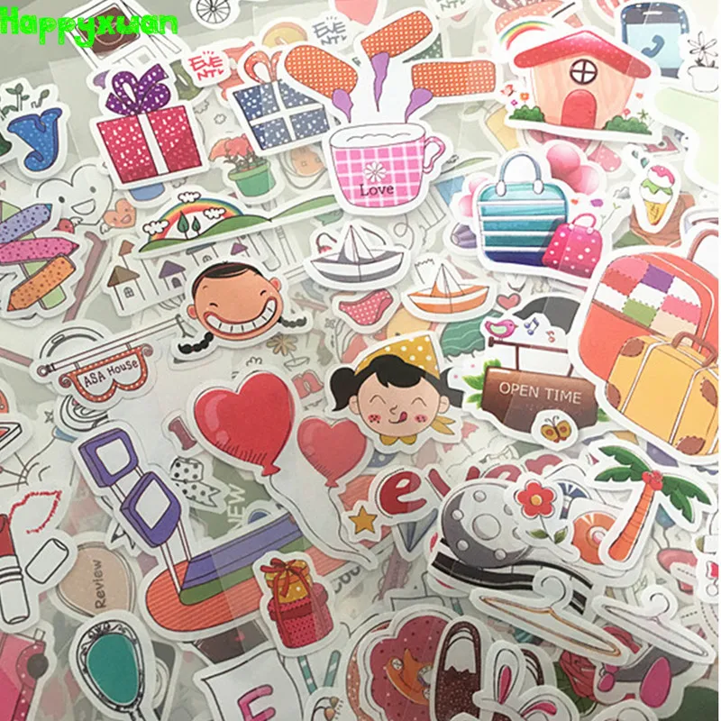 Happyxuan 10 упаковок (20 листов) DIY рисунки из мультфильма ПВХ пузырьковый праздничный