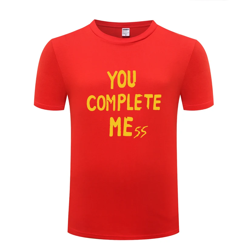 You Complete Mess - 5 Seconds of Summer 5SOS Mens Men T Shirt Tshirt 2018 New Short Sleeve O Neck Cotton Casual T-shirt Top Tee | Мужская