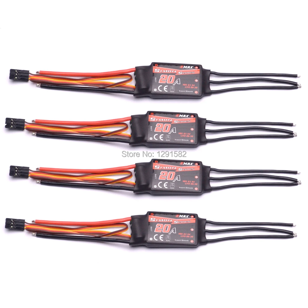 4 шт. 20A Simonk / BLHeli ESC + Readytosky MT2204 2204 2300KV бесщеточный двигатель для квадрокоптера 210 QAV-R