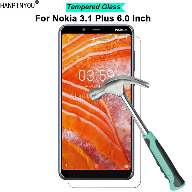 Для Nokia 3 1 Plus TA 1104 6 0 &quotновая твердость 9H 2.5D ультратонкая закаленная стеклянная