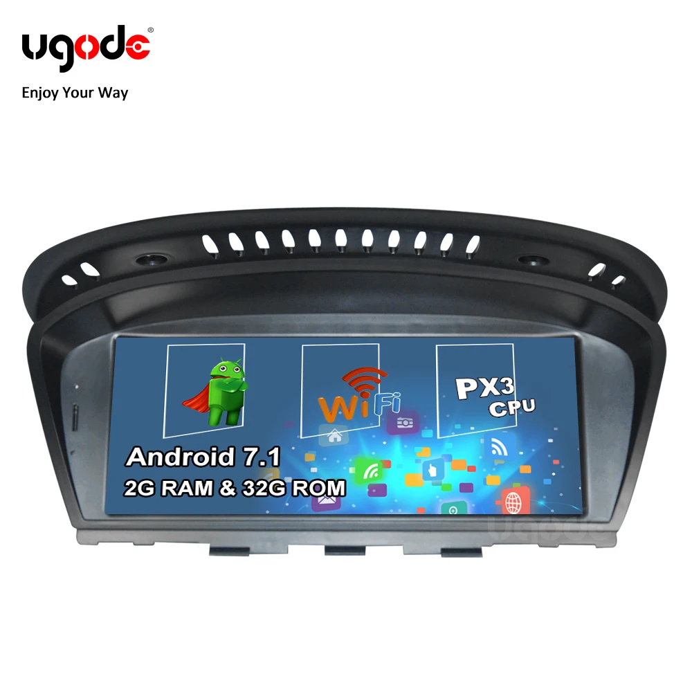Ugode PX3 Android 7 1 автомобильный Радио GPS мультимедийный плеер для BMW 3 серии E60 E61 E63 E64 E90