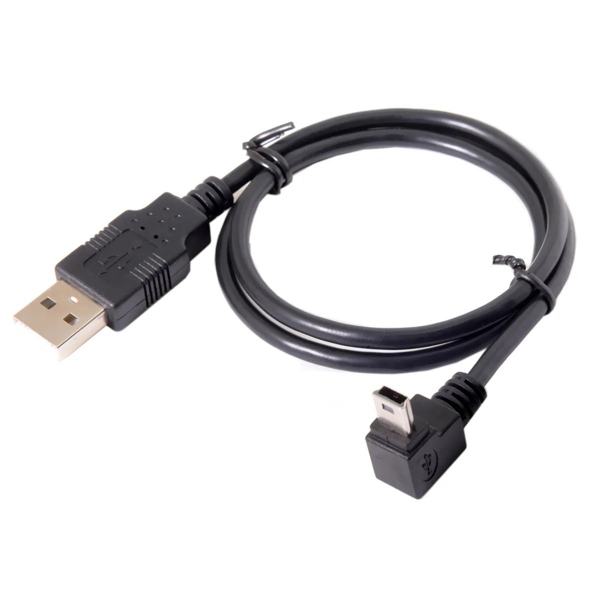 CY Chenyang 5pin Mini USB 2 0 B Type Male 90 градусов вниз под углом к Мужской кабель для передачи