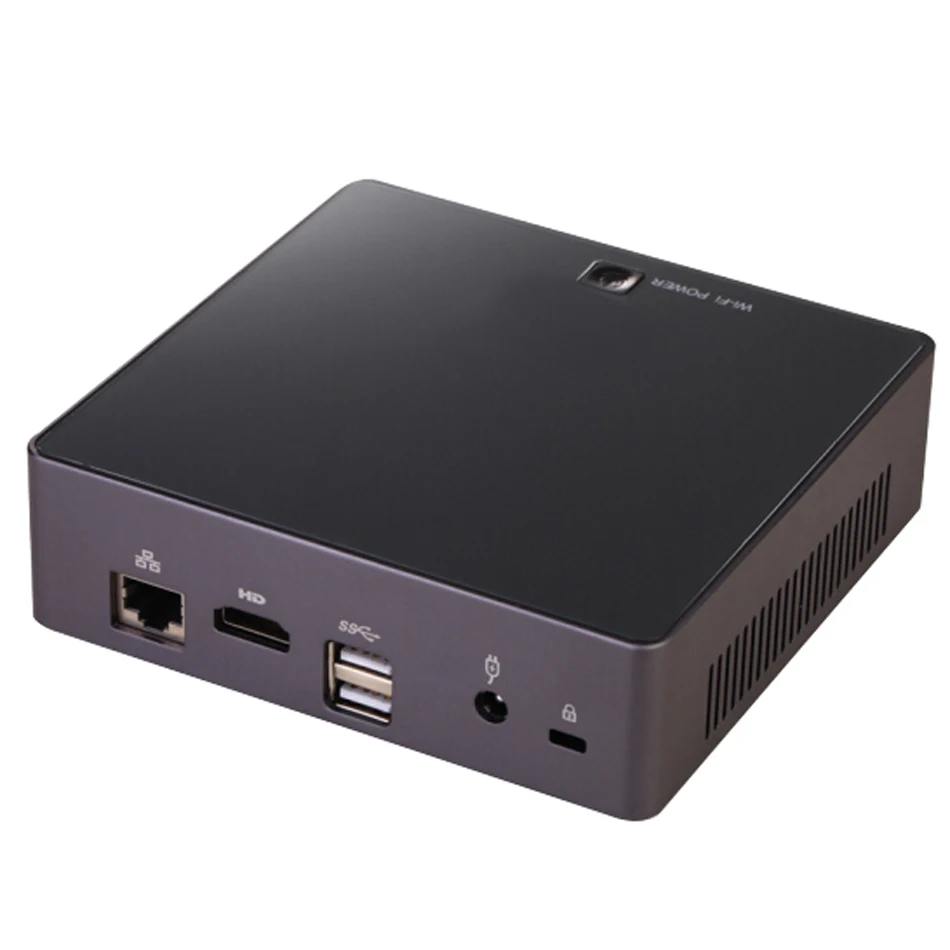 Вентилятор мини ПК Intel Core I7 8550U Windows 10/Ubuntu [HUNSN BA02L] (WiFi/1HD1. 4/2USB3. 0/2USB2. 0/1LAN/1USB type C)|Мини