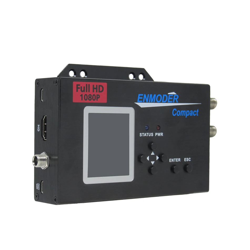 ISDB T модулятор HDMI к HD цифровой кодировщик 1 Route 1080P RF передатчик EMB220I|Теле- и